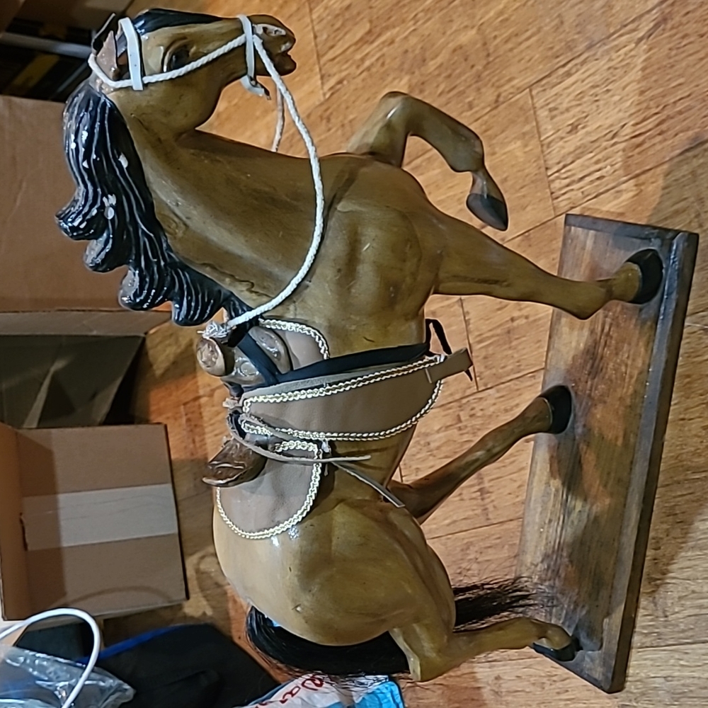 Hand carved horse from Mexico